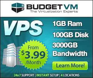 BudgetVM - Especializados em VPS